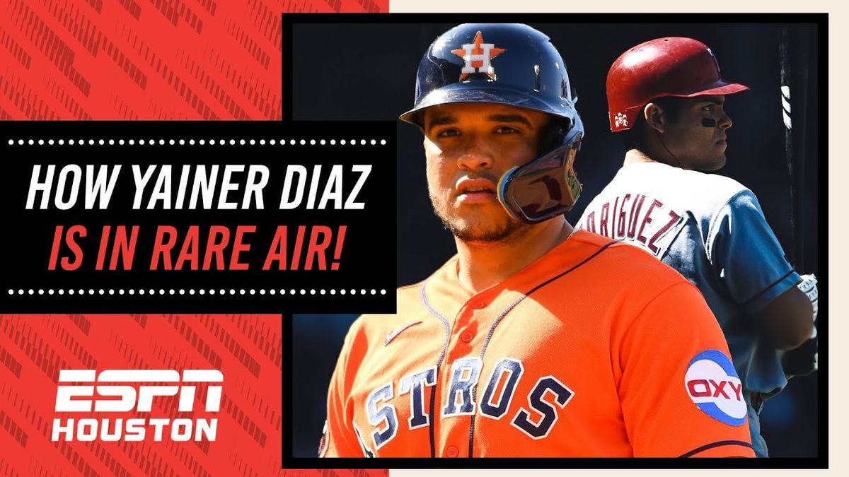 How Astros' Yainer Diaz has clobbered his way into rare air