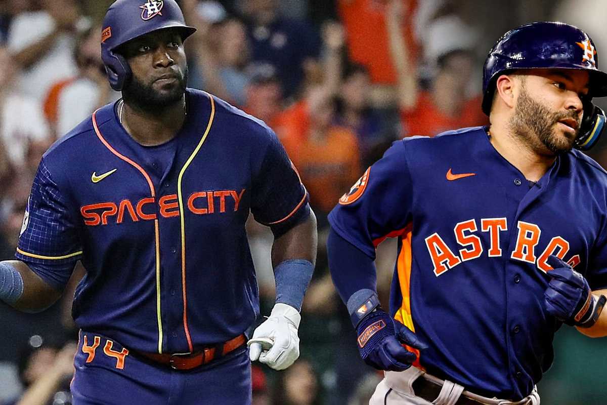 Astros Yordan Alvarez, Jose Altuve
