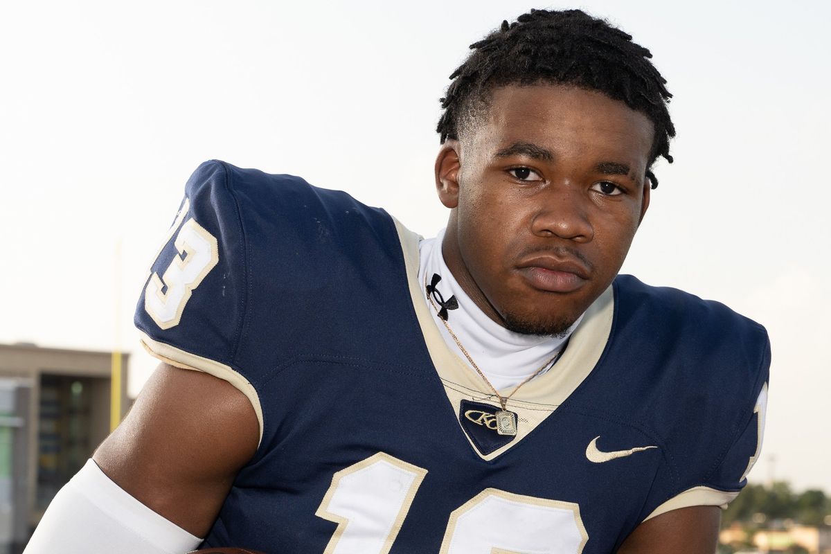 FOR THE BRAND: Klein Collins' Gant has plans on; off football field