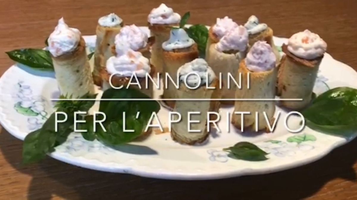 Cuciniamo insieme: cannolini per l'aperitivo