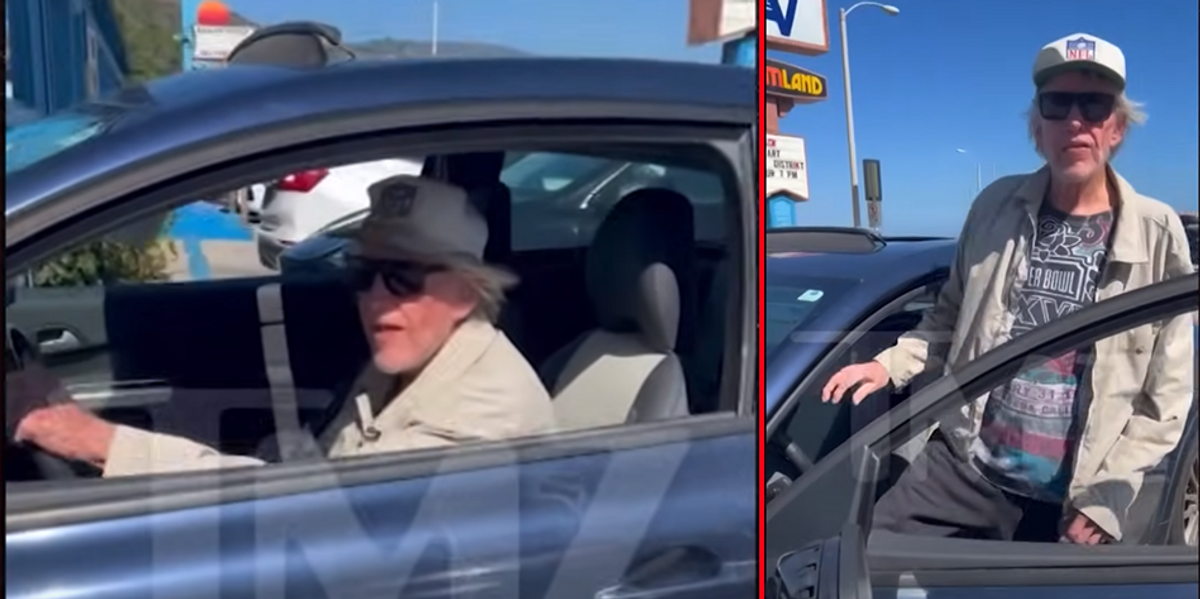 NextImg:Gary Busey chased and confronted by woman who says he rear-ended her in hit-and-run car crash