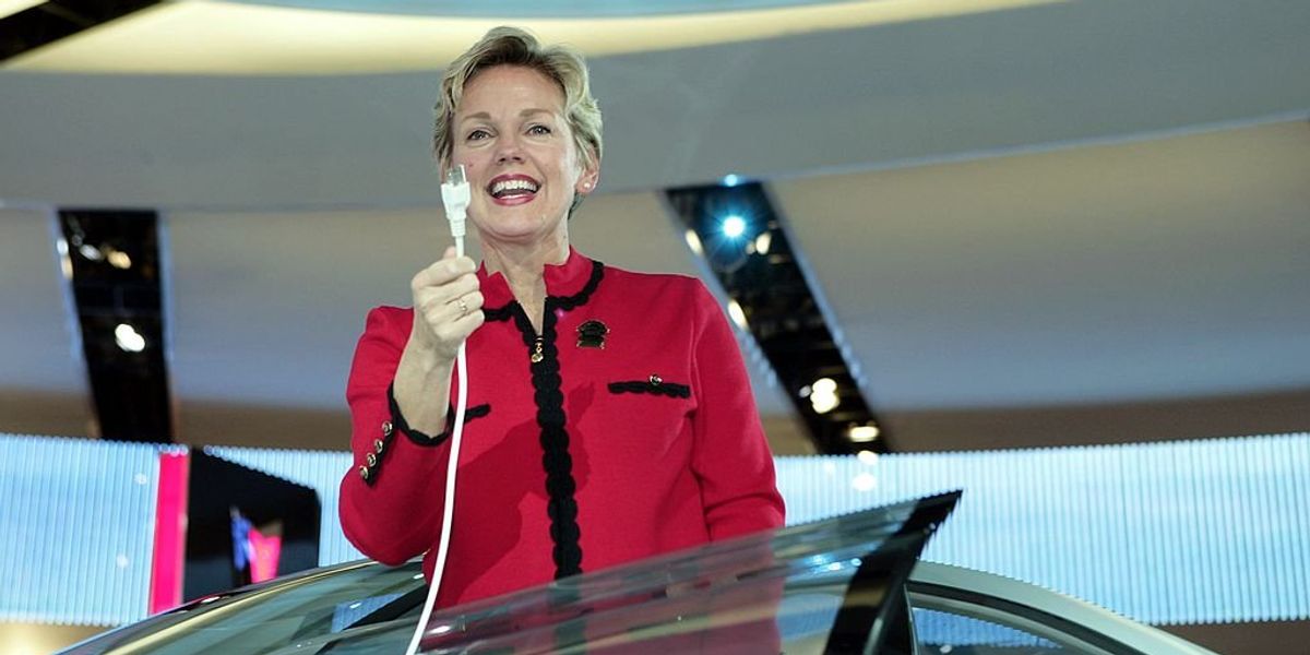 NextImg:Energy secretary learns hard lesson about electric vehicles on road trip after police were called on her staff