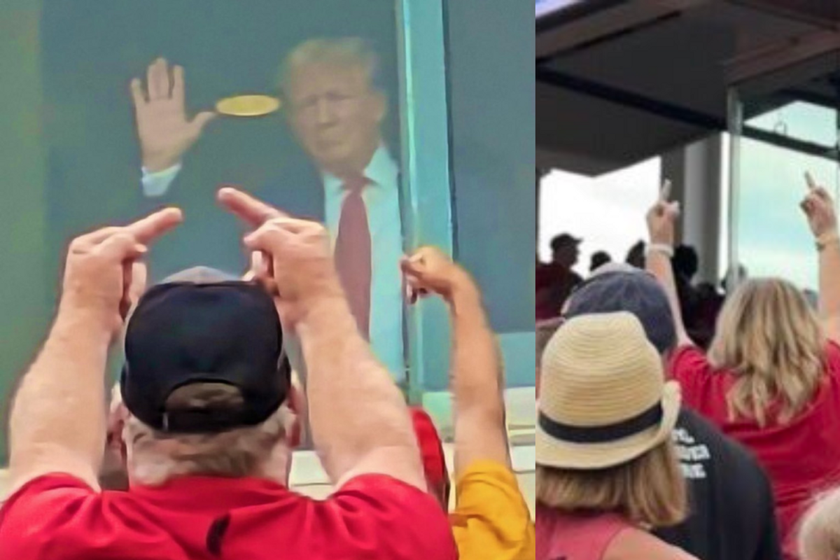 Trump Hit With Boos And Middle Fingers After Showing Up At Iowa Football Game