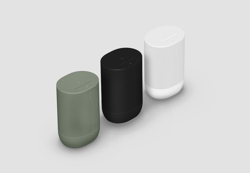 three color versions of sonos move 2 speaker