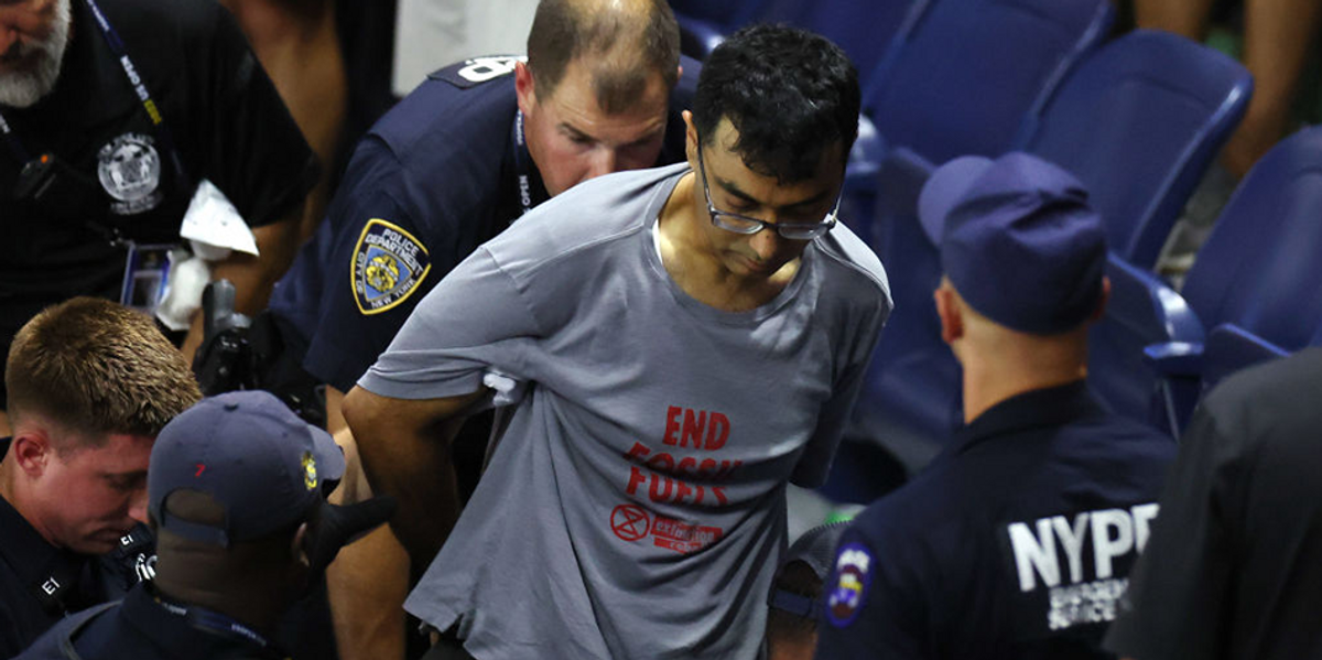 ‘Do you think the world is going to end?’ Climate protester who glued feet to the ground at US Open complains about psychiatric evaluation