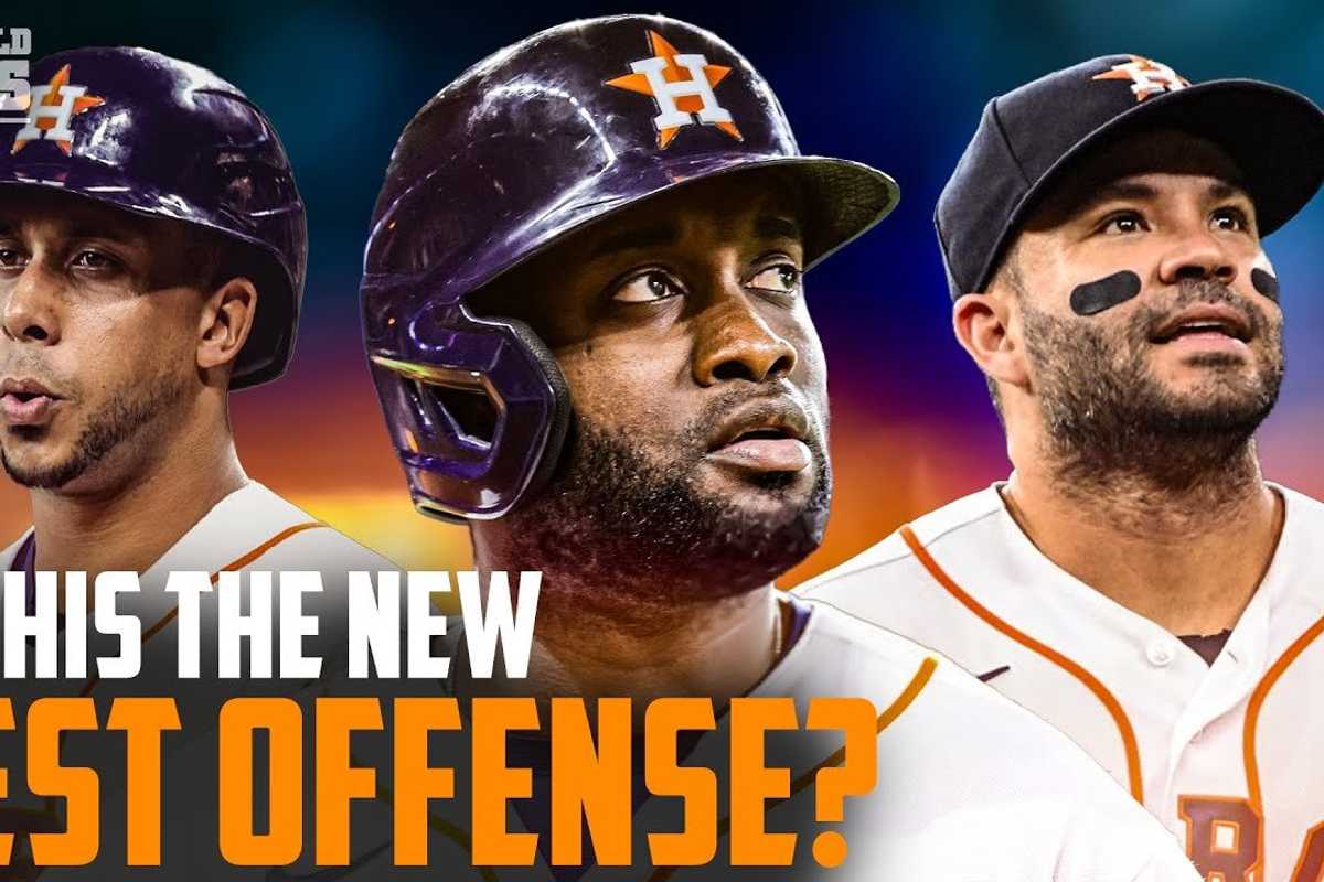Here's how Astros red-hot offense now measures up to league's best