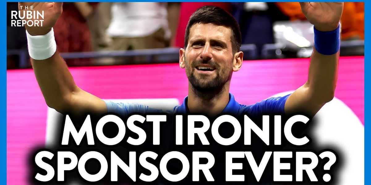 The sponsor for THIS Novak Djokovic US Open highlight will first make you SICK and then make you LAUGH