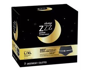 Always ZZZ Period Underwear L/XL Light Scent