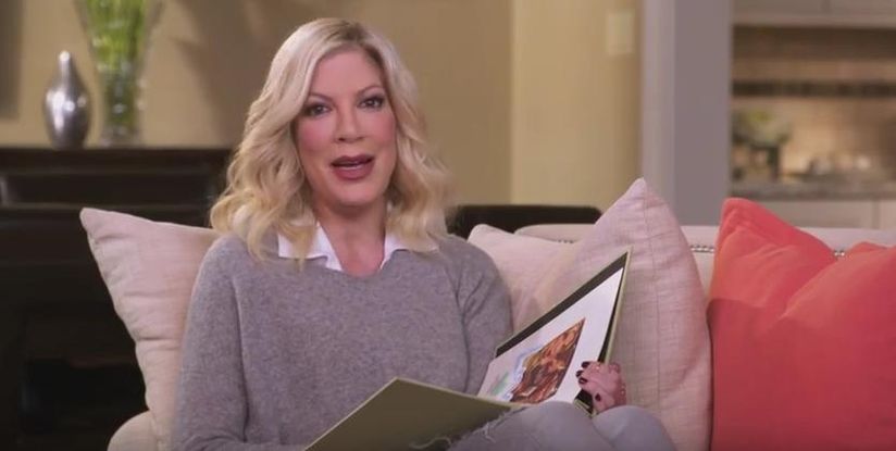 Watch Tori Spelling S Bizarre Endorsement For A Psychic Hotline Paper