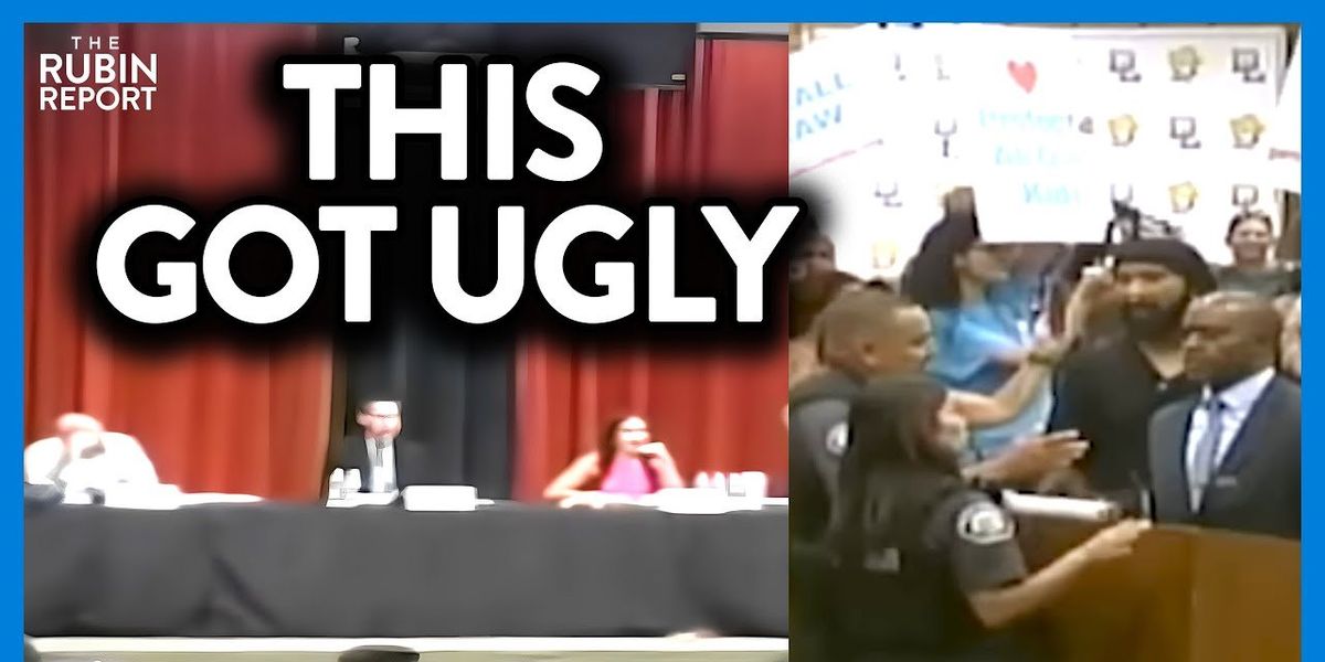 NextImg:Crowd ERUPTS when woke superintendent is kicked out of school board meeting for saying THIS