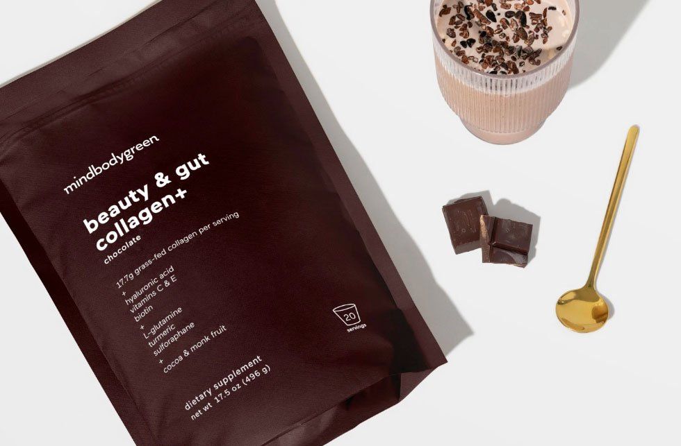 Mindbodygreen Beauty & Gut Collagen+ Powder