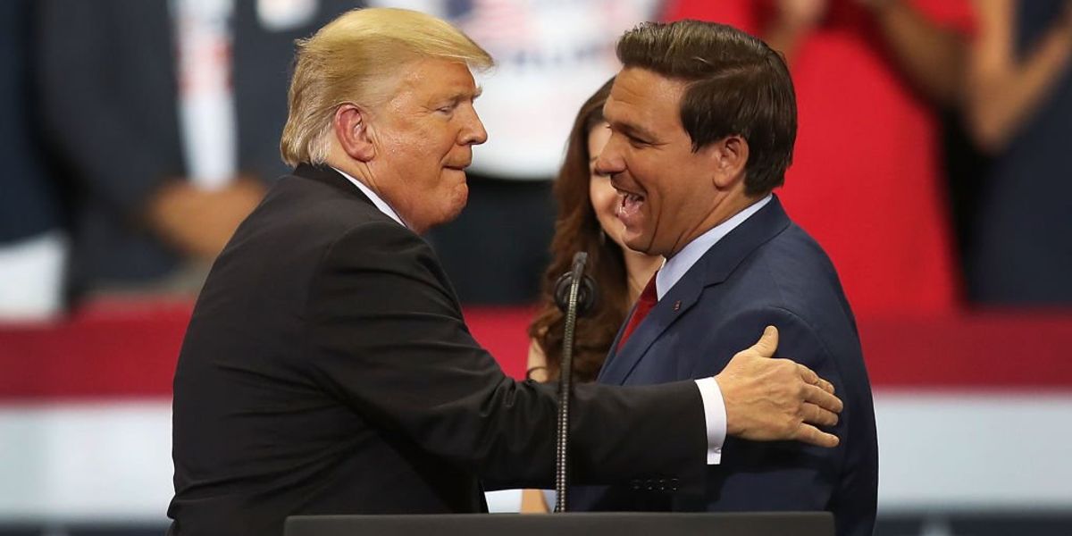 NextImg:Ron DeSantis, Megyn Kelly hammer Donald Trump over 'wishy-washy' stance on if a man can become a woman