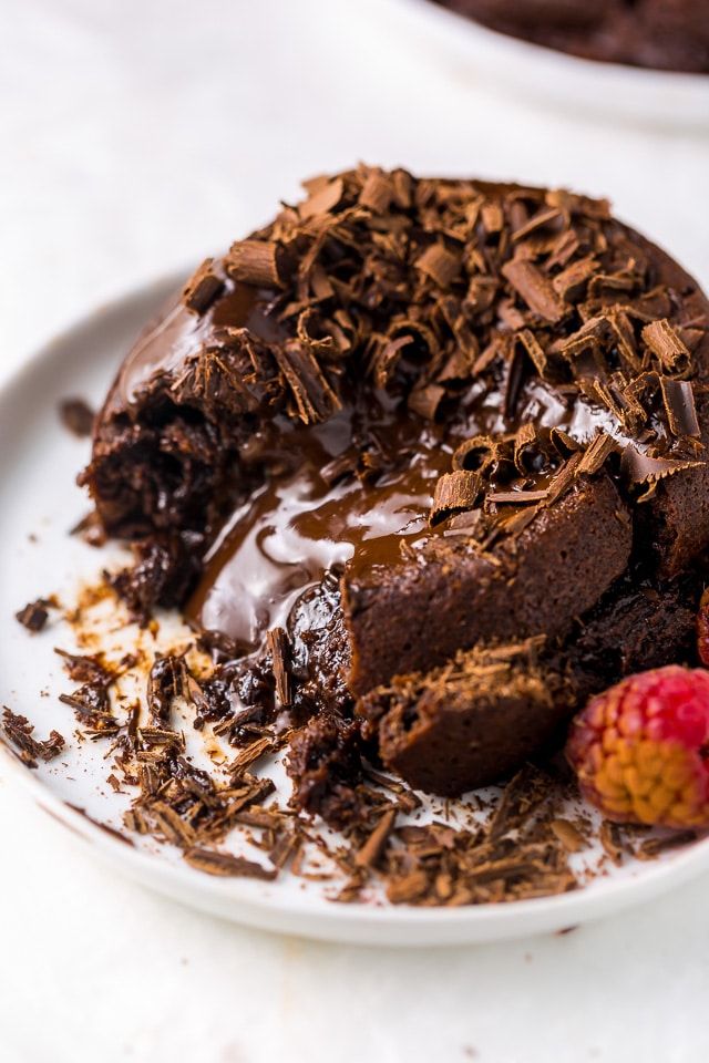 Easy Molten Chocolate Lava Cakes For Two - Baker By Nature - My Recipe ...