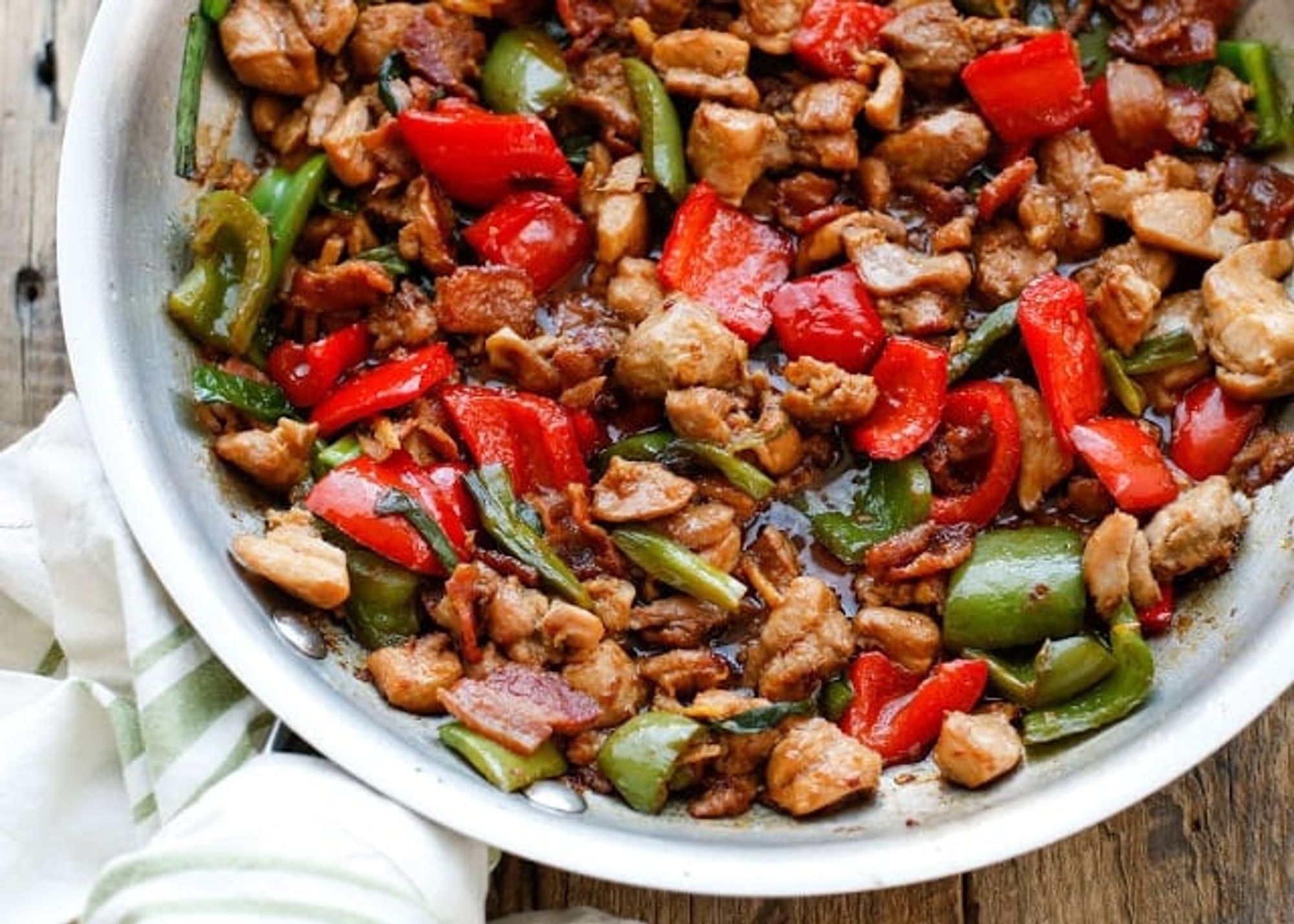 Spicy Chicken and Bacon Stir Fry My Recipe Magic