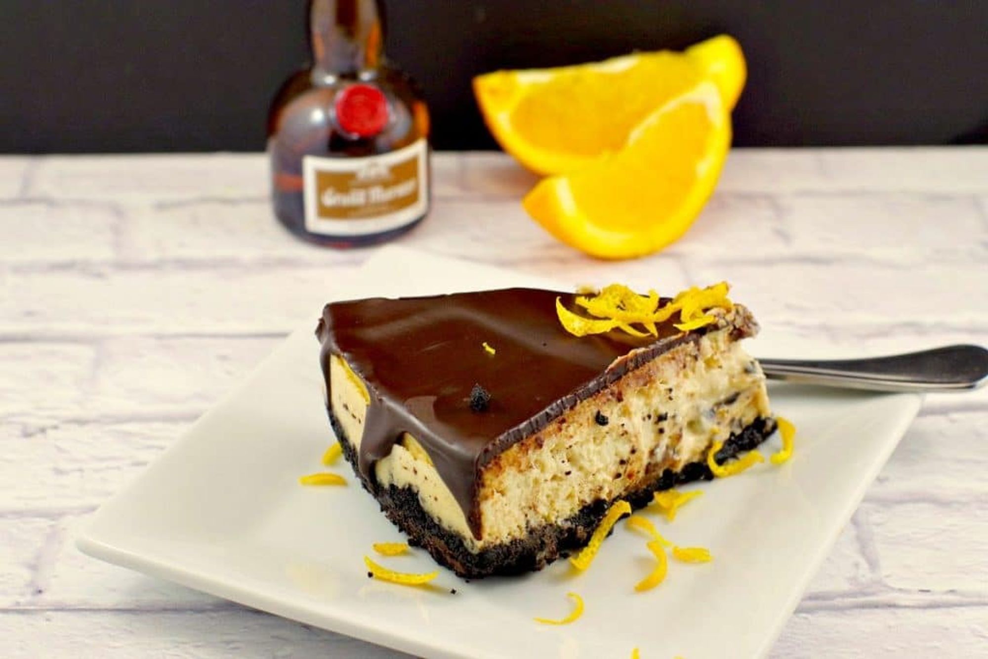 Grand Marnier Cheesecake with Chocolate Glaze Food Meanderings My Recipe Magic