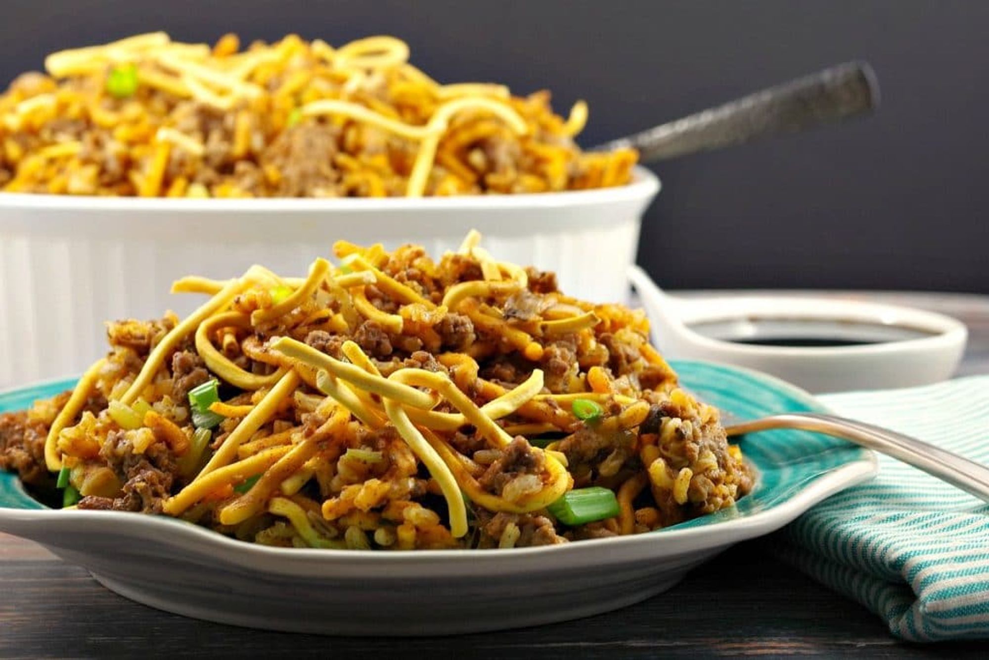 Chow Mein Casserole | Minnesota Hotdish - Food Meanderings - My Recipe