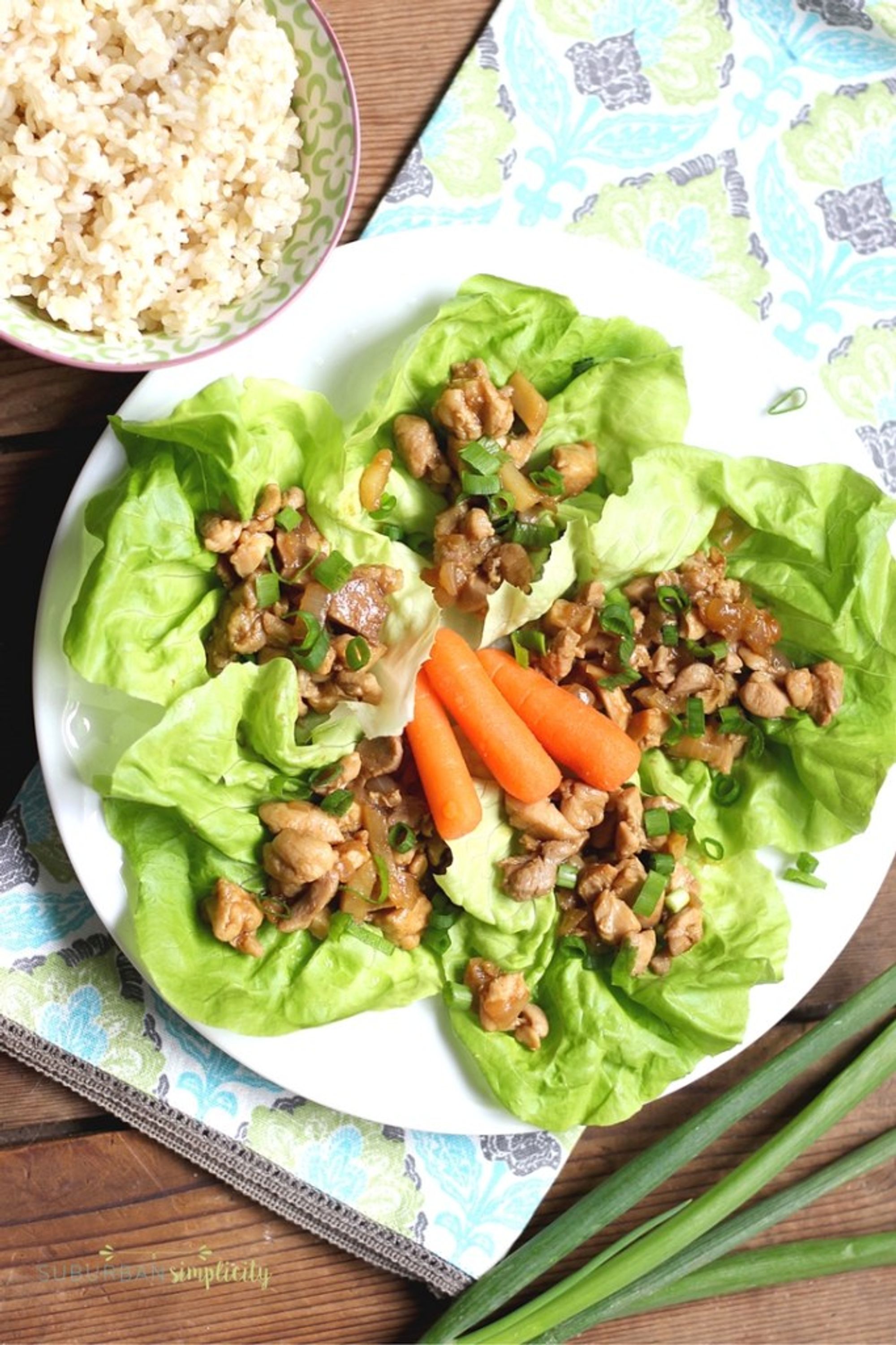 Chicken Lettuce Wraps - A Healthy Comfort Food Recipe - Suburban