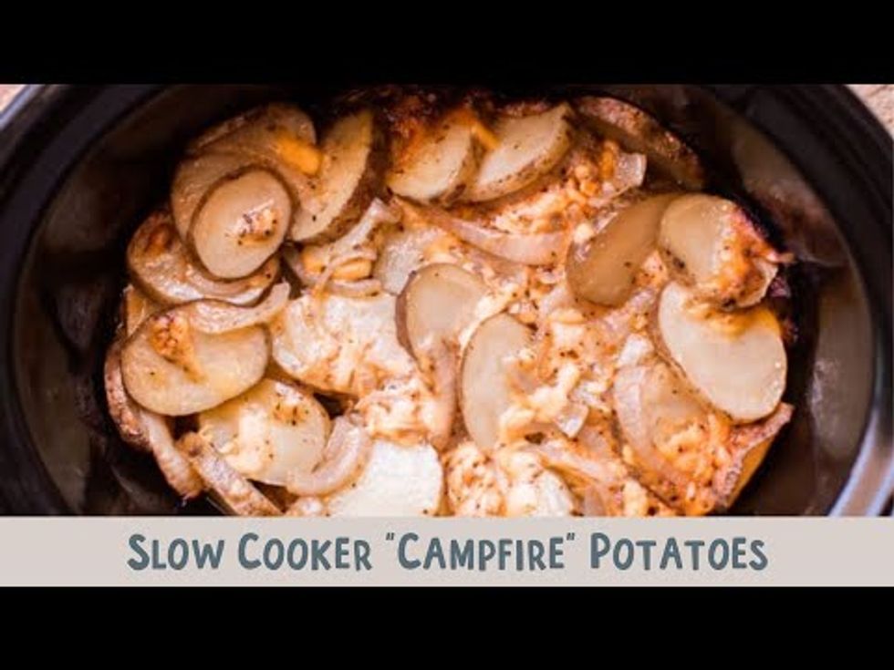 Slow Cooker "Campfire" Potatoes - The Magical Slow Cooker
