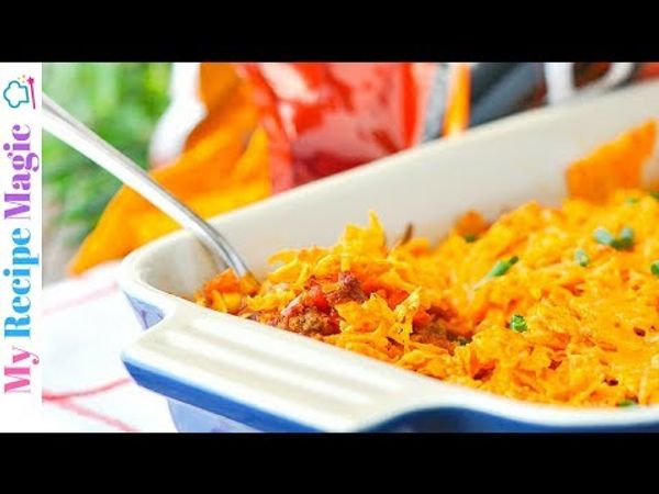 Doritos Nacho Cheese Taco Bake