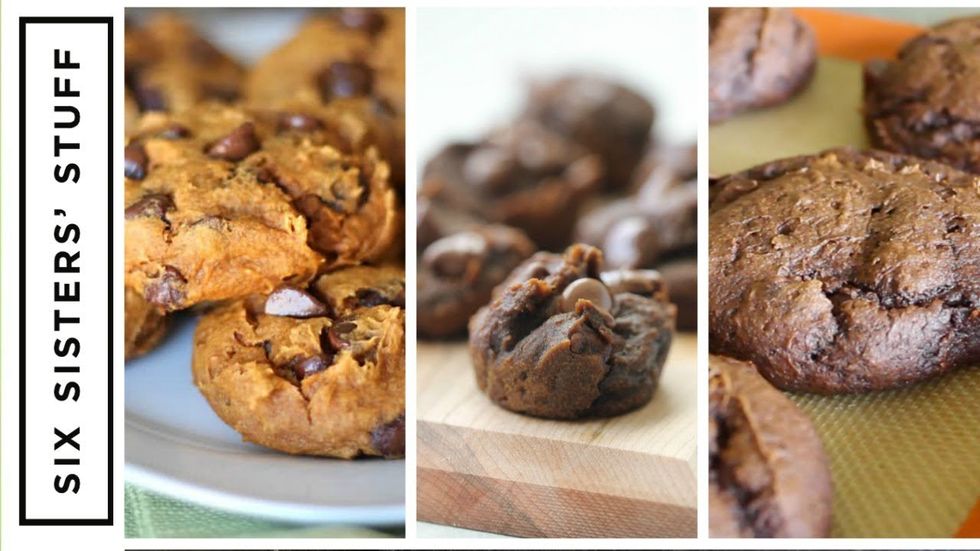 Chocolate Pumpkin Muffins Recipe (Only 3 ingredients!)