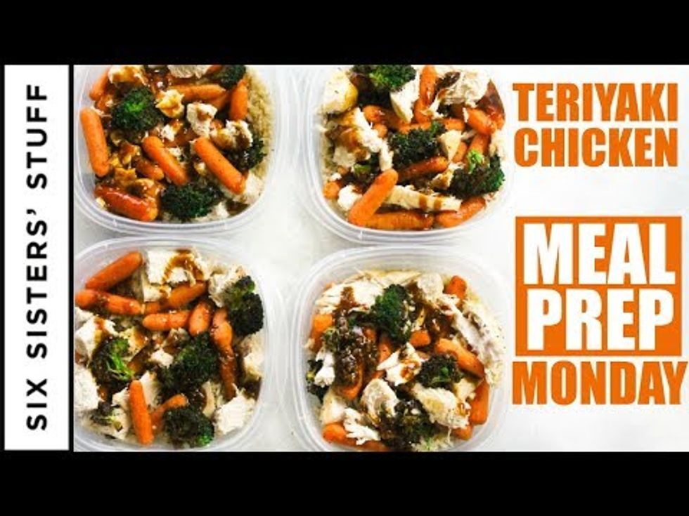 Healthy Teriyaki Chicken Meal Prep Monday Week 1