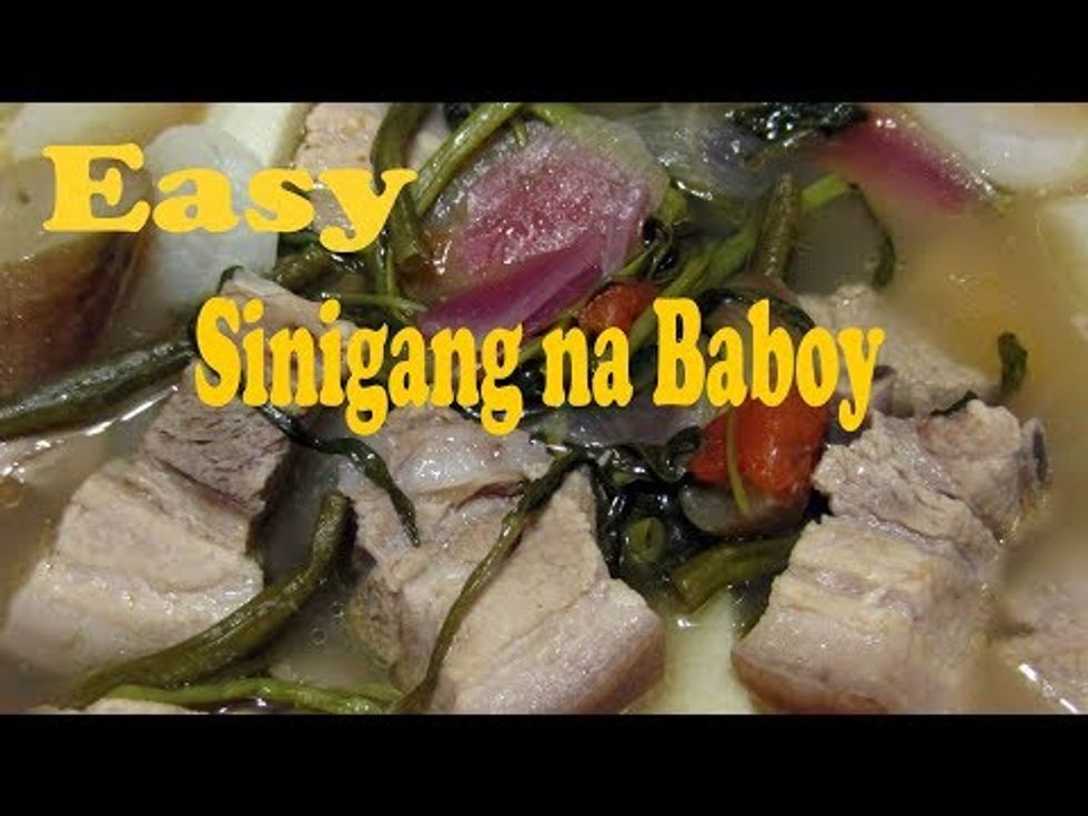 Sinigang Pork Recipe (Sinigang na Baboy) | MyFilipinoRecipes