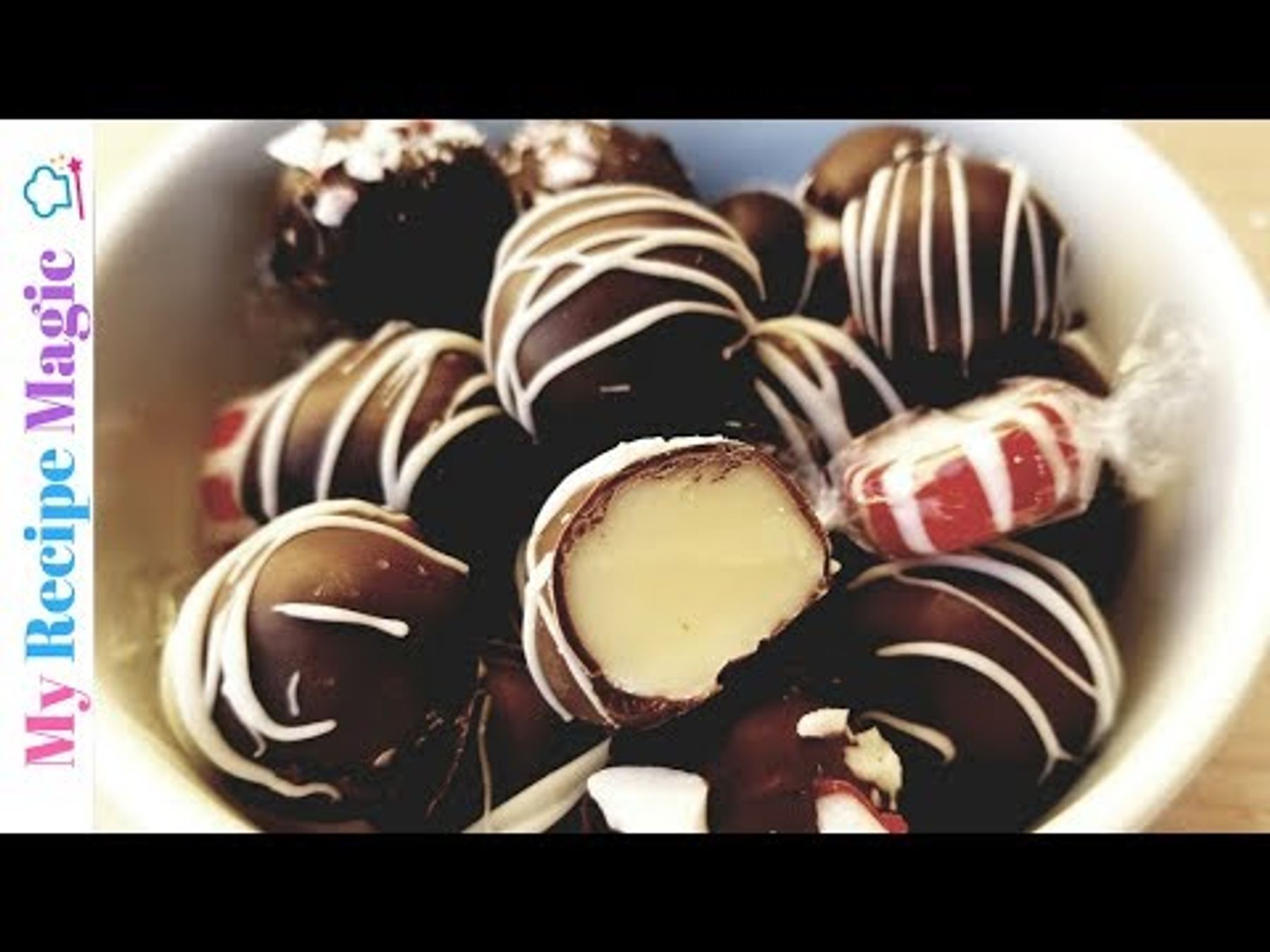 Dark Chocolate Peppermint Truffles - YouTube