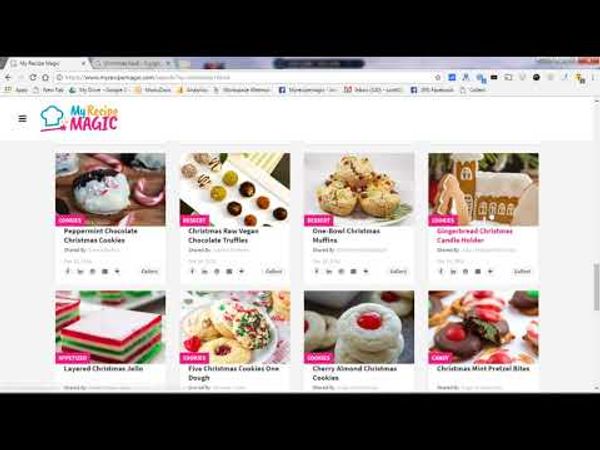 Using MyRecipeMagic