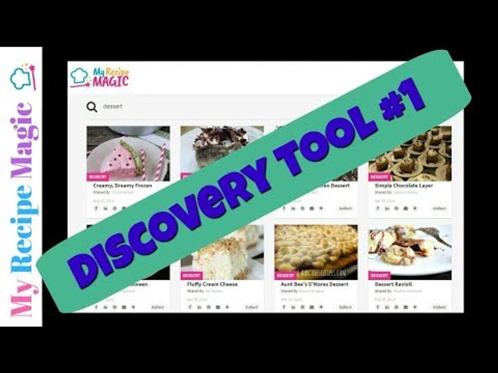 Discovery Tool for MyRecipeMagic - Part 1