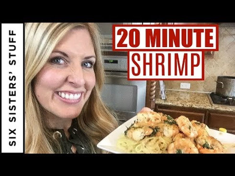 The BEST Shrimp Scampi Recipe LIVE! 20 minutes from Start to Finish!