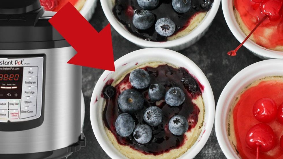 EASY Instant Pot Mini Cheesecakes Recipe