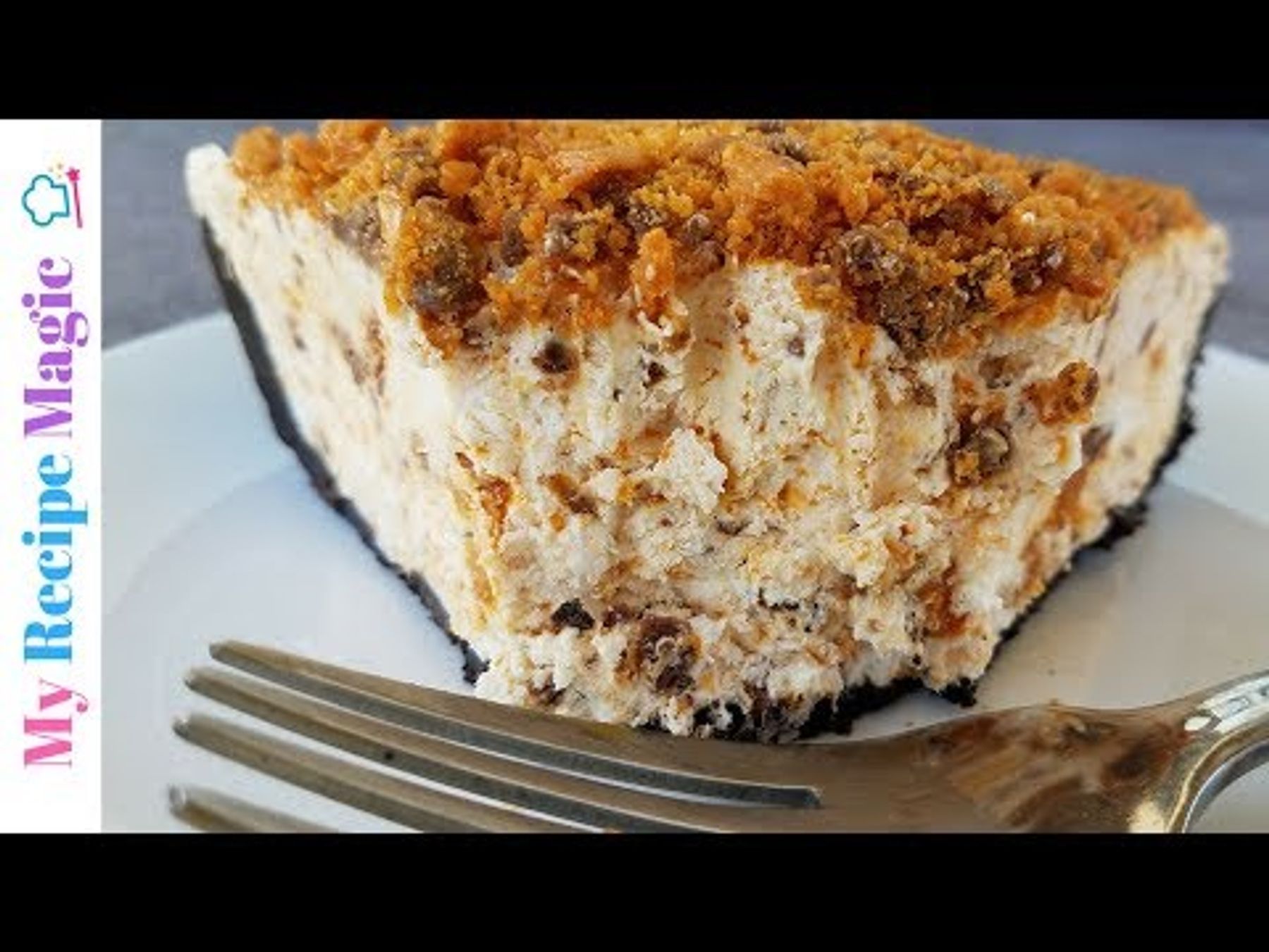 How to Make Frozen Butterfinger Pie - YouTube
