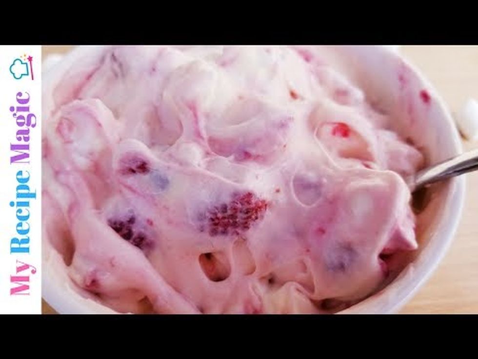 Raspberry Marshmallow Fluff Salad