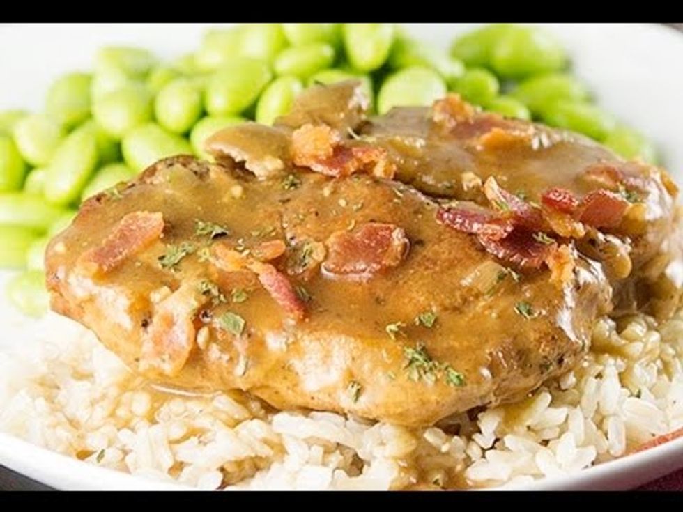 Slow Cooker Smothered Pork Chops Recipe