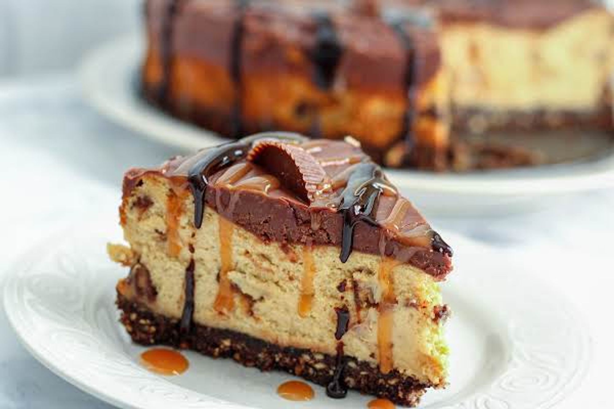 Rich and Creamy Peanut Butter Cup Cheesecake Just A Pinch Recipes