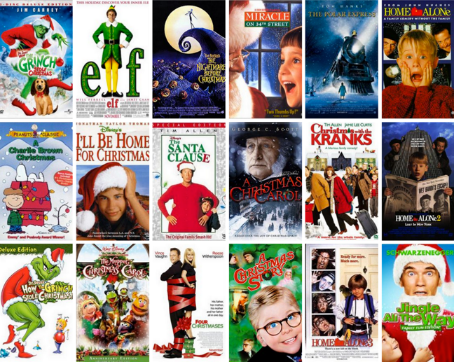 best films on over christmas