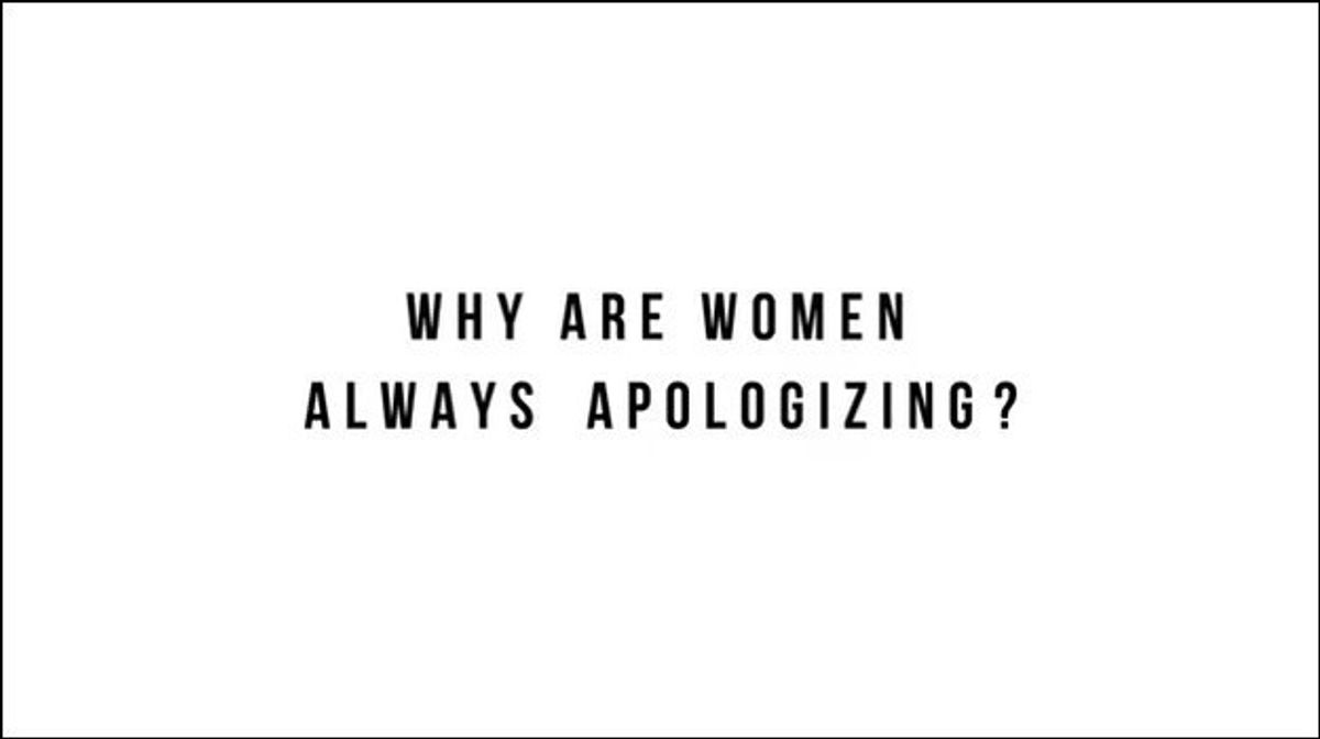 Why Do Women Say Sorry So Much