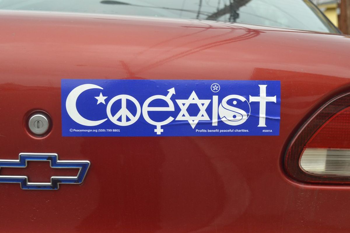 Why I Hate "Coexist" Bumper Stickers