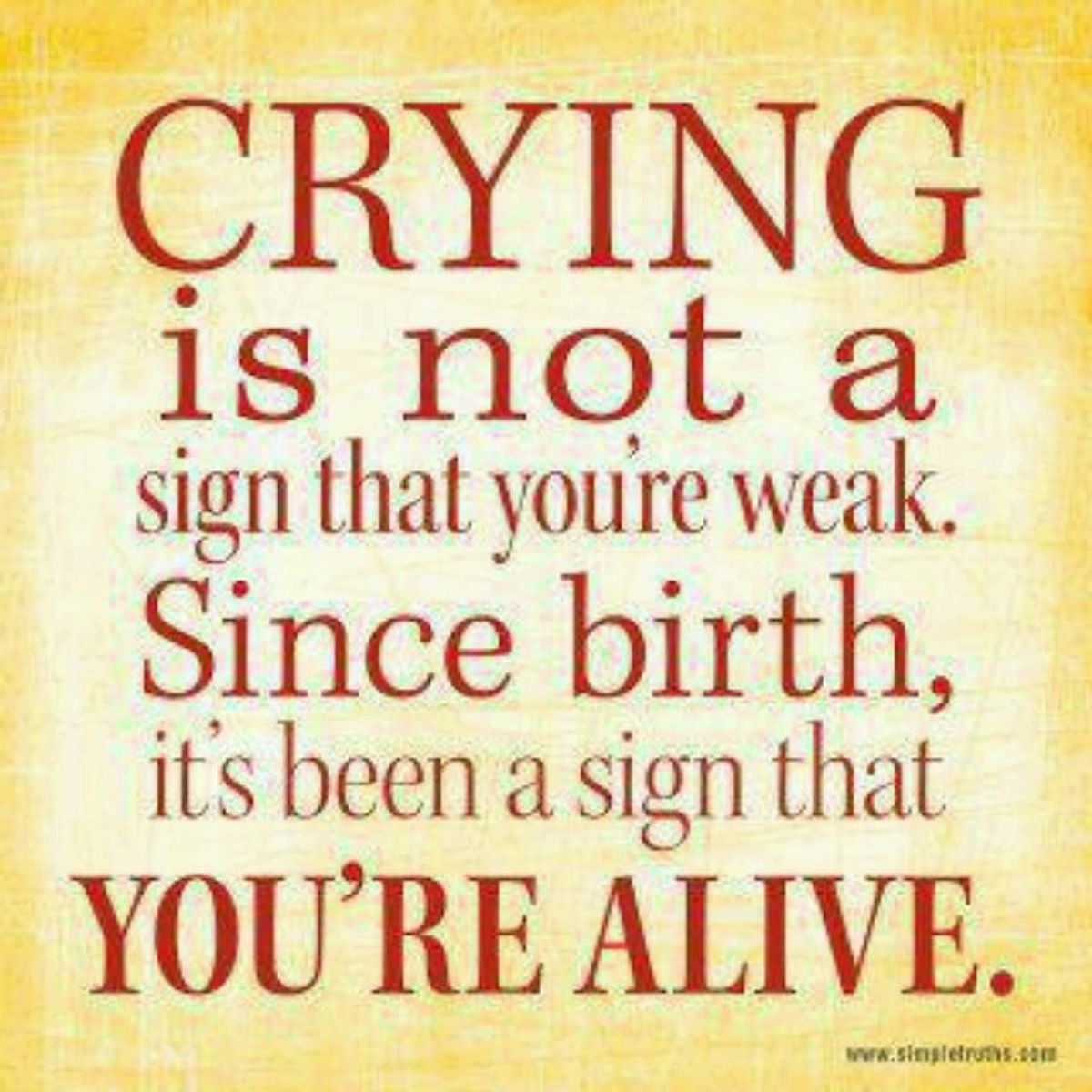 Why Crying Isn't 'Weak'