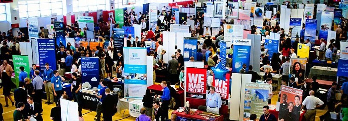 What is it like to go to a job fair