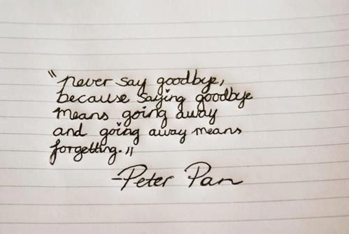 It S Never Goodbye It S Never Goodbye