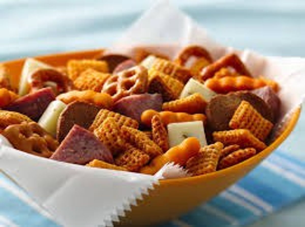 The Best Snacks To Eat While Studying sweet-and-salty-snack-board