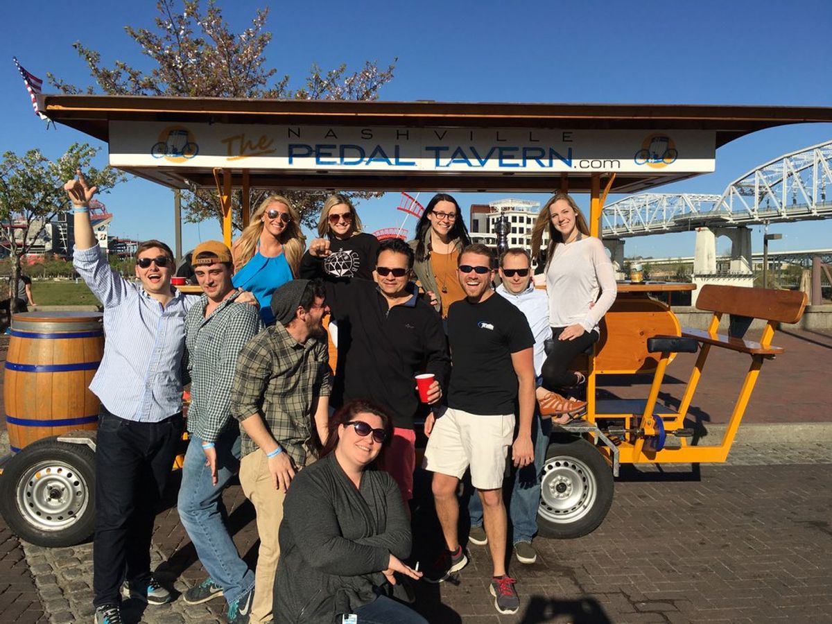 Why The Pedal Tavern Is The New Craze Taking Over Nashville