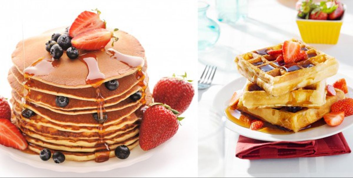 Pancakes Vs Waffles Battle Of The Ages