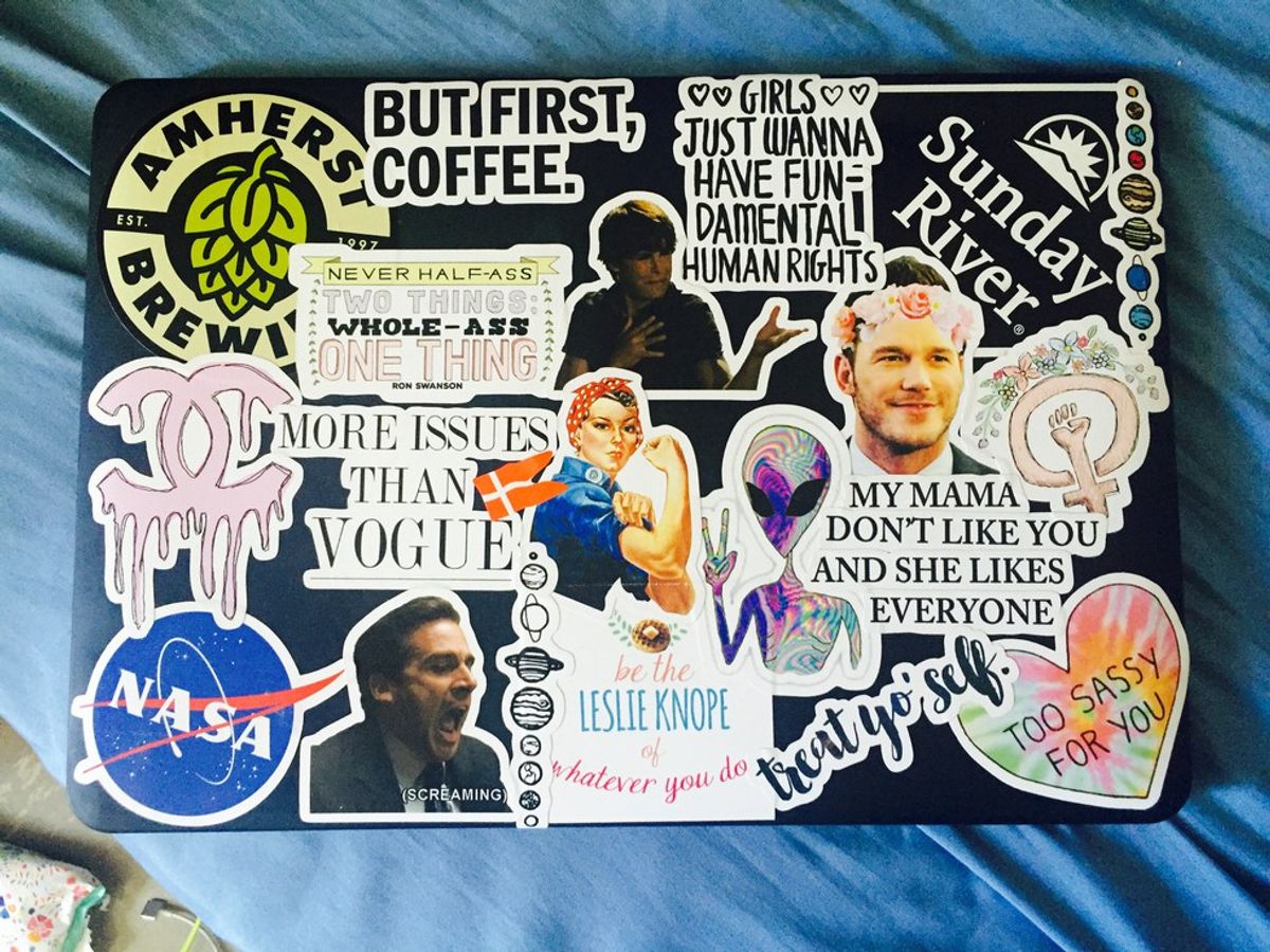 What Your Laptop Stickers Really Say About You
