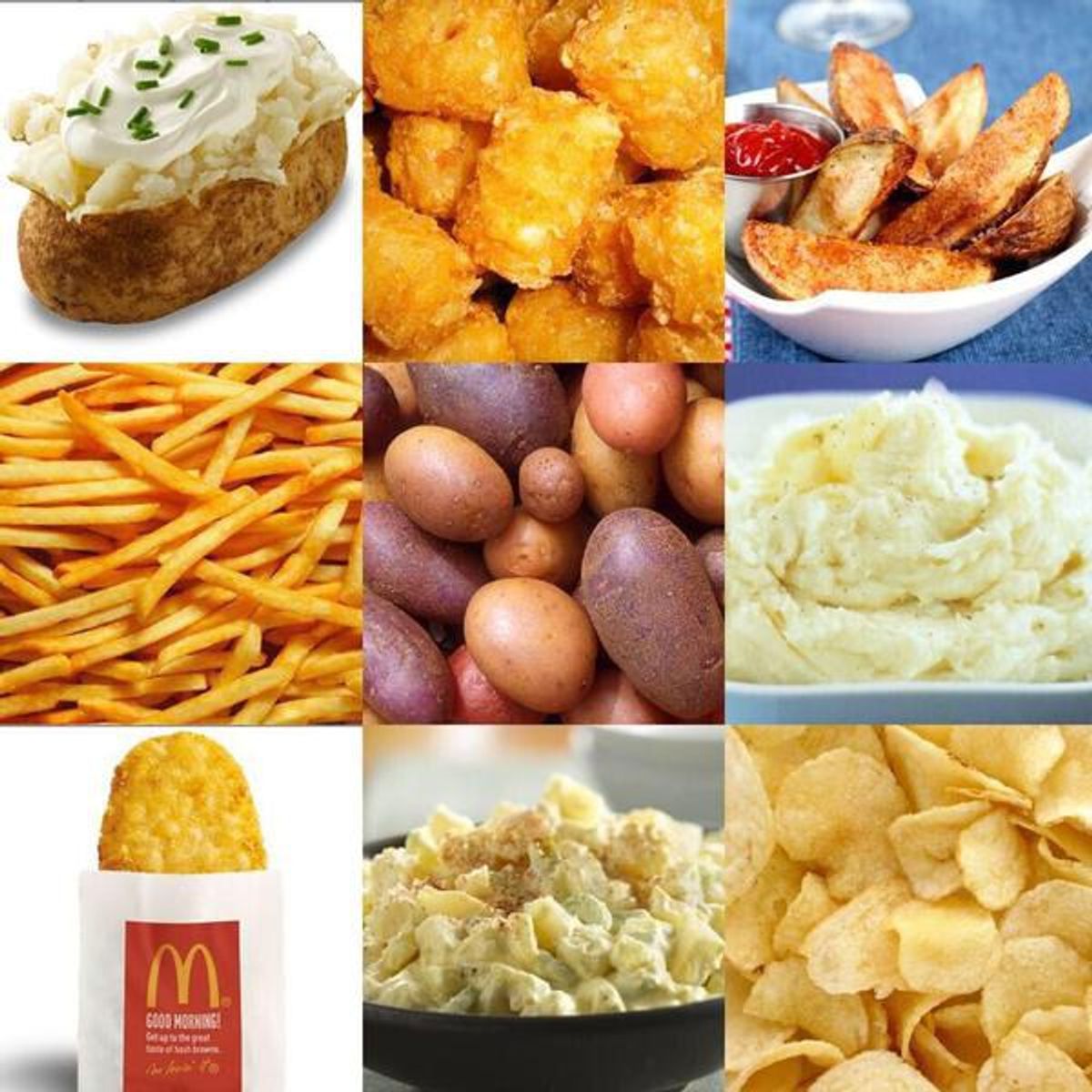 18 Different Forms Of Potatoes