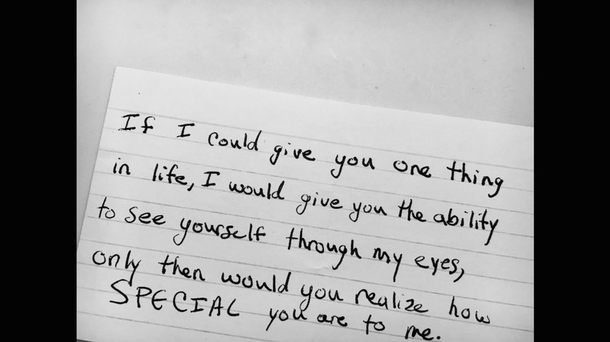 If You Could See Yourself The Way I See You If You Could See Yourself The Way I See You