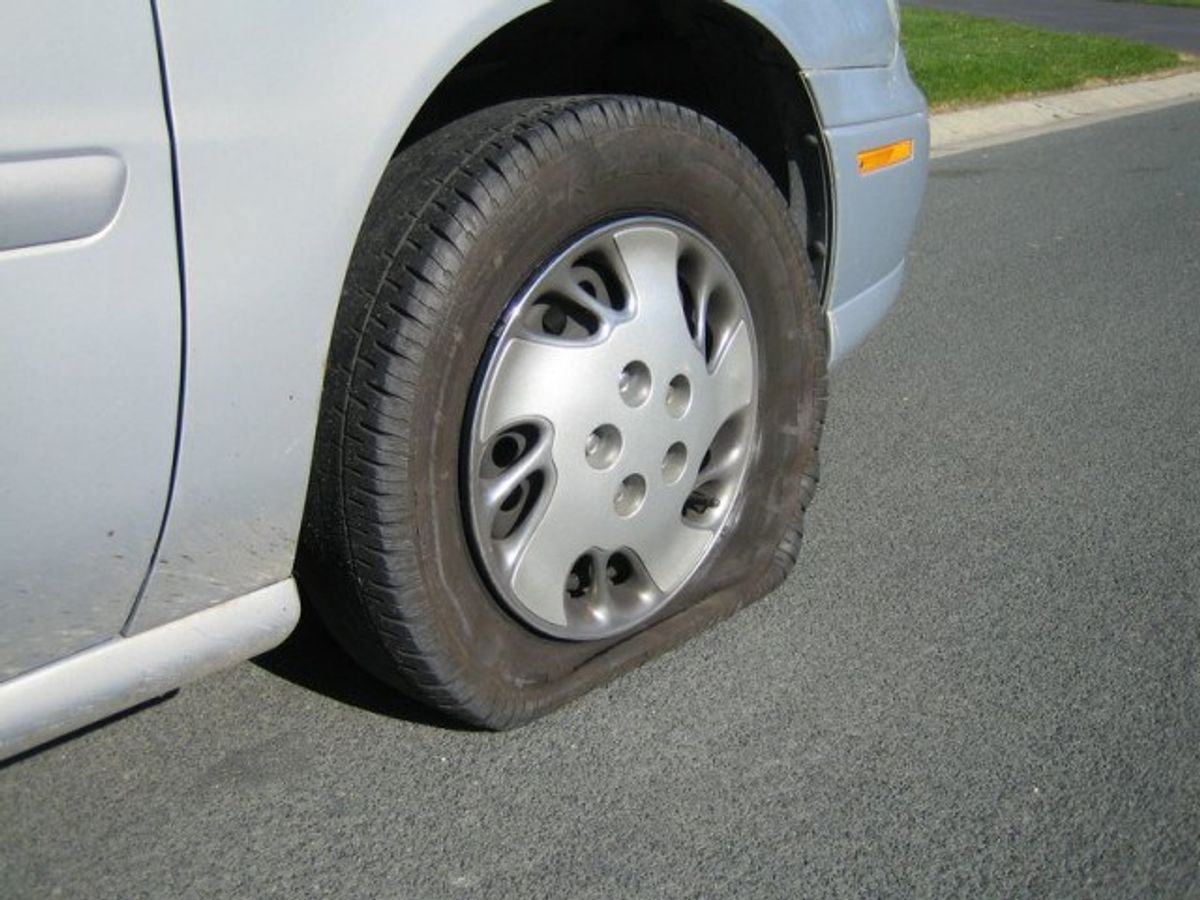 Why I’m Grateful For A Flat Tire