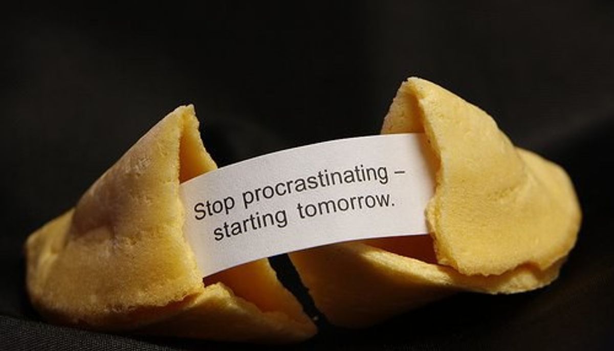 Falling For Productive Procrastination