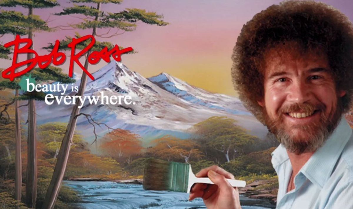 How To Throw A Bob Ross Viewing Party